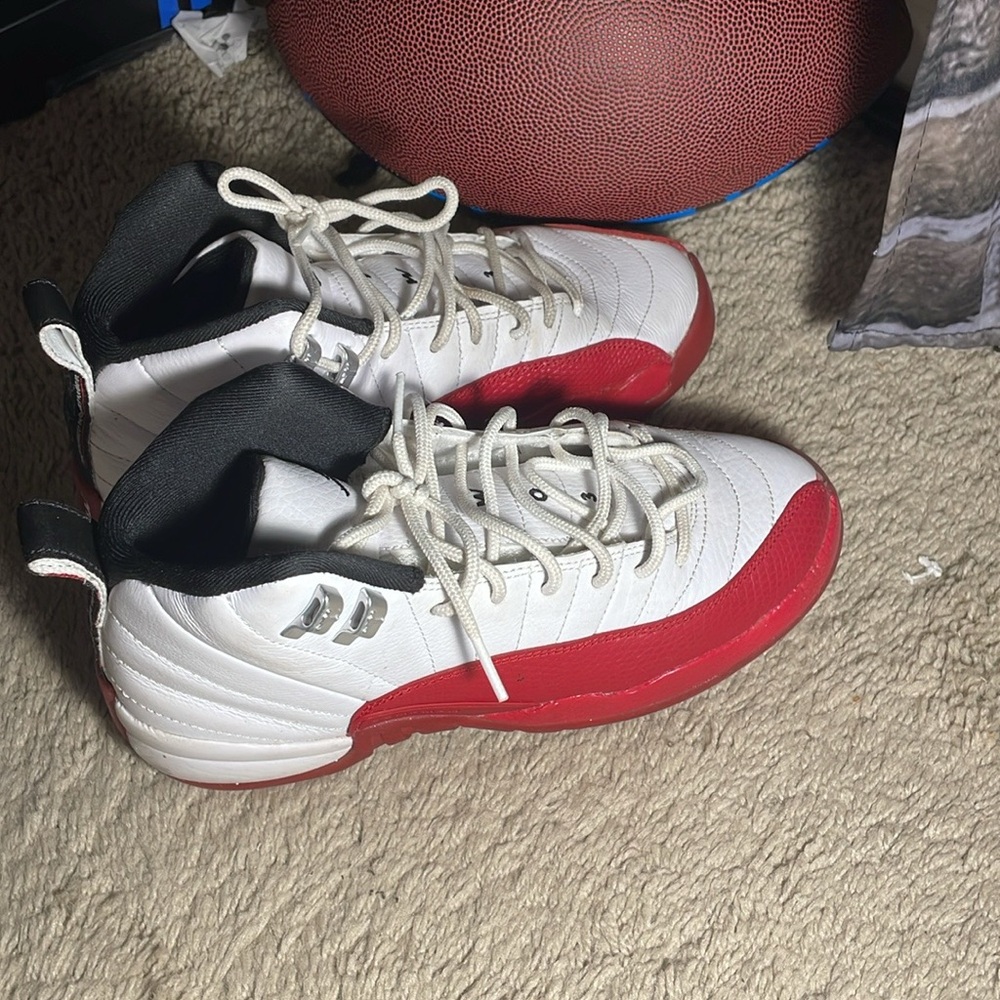 Jordan Kids Shoes - White and Red